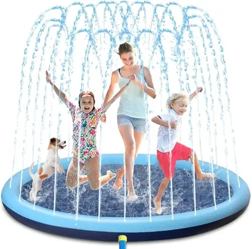 BUOAZR Tapis de Jet d'eau Enfant