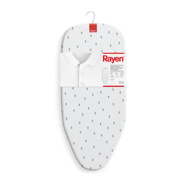 Rayen, Table à Repasser de Table, Pliage Compact, avec Maille Métallique, Valable pour Suspendre, Imprimée, Dimensions : 73.5 X 31.5 cm, Imprimé