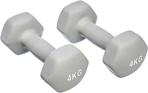 Amazon Basics Haltères néoprène 4 kg