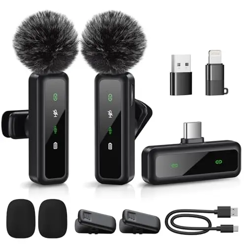 Newmight Microphone Lavalier sans fil