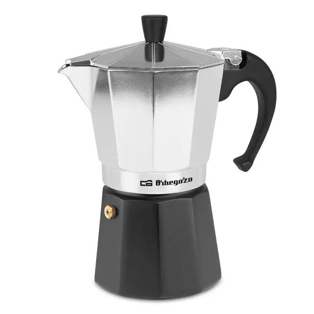 Orbegozo Cafetière Moka Électrique Aluminium 6 Tasses