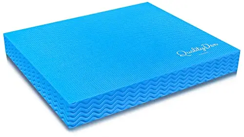 Quality Den Coussin d'équilibre, en mousse souple antidérapante, coussin d'équilibre pour la stabilité et la coordination, manuel d'exercices électroniques