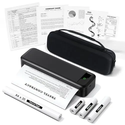 TATTMUSE Imprimante Thermique Portable A4