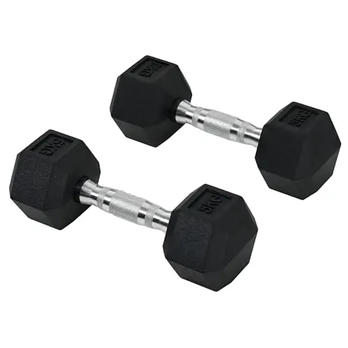 HOMCOM Haltères courtes 2x4-20kg