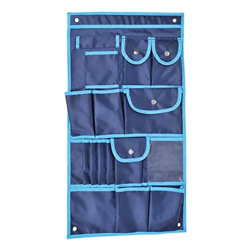 Cartrend 10239 Sac de Rangement à Suspendre pour Caravane ou Camping-Car avec 17 Compartiments 39 x 74 cm
