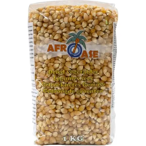 AFROASE Maïs à Popcorn – 1 x 1 kg