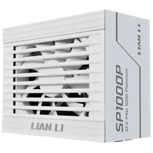 Lian Li SP Series Platinum 80 PLUS Platinum Netzteil, SFX, vollmodular, PCIe 5.1, ATX 3.1 - 1.000 Watt, wei?