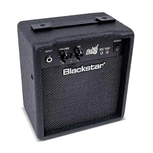 Blackstar Debut 10 LT Amplificateur Combo pour Guitare électrique 10 Watts Parfait pour Les débutants, Commandes de Volume et d'égalisation à Domicile, entrée Audio et Sortie émulée/Casque