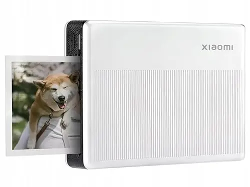 Xiaomi Imprimante Photo Portable, 1S, Impression sans Encre, Fine, 6,3 oz (180 g), Ultra-légère, Connexion Bluetooth, Plusieurs utilisateurs simultanément, Film de Protection, Comprend 5 Films dédiés