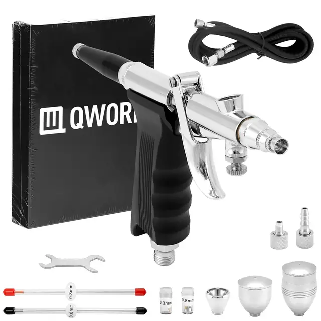 qwork wd10618 kit aerographe