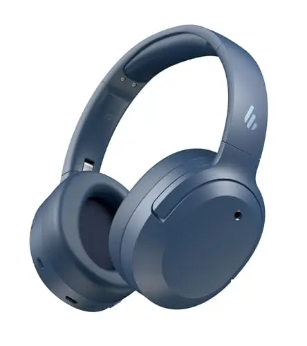 Edifier W820NB Plus Gen 2 - Casque Audio Over-Ear Sans Fil Pliable à Réduction de Bruit(ANC -49 dB), LDAC Hi-Res, Autonomie 88h, Son Spatial, Appels Clair AI, BT V6.1, Multipoint Connexion-Bleu Marine