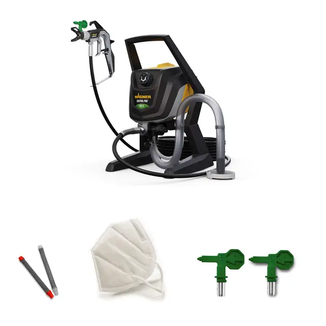 WAGNER Système de Peinture par pulvérisation Airless Control Pro 350 R pour peintures murales, sous Couches, Vernis & lasures à l'intérieur & à l'extérieur, 15 m²-2 Min, Tuyau 15 m