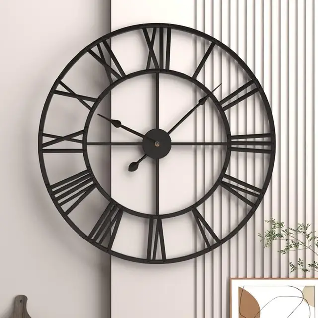 GUDEMAY Horloge murale XXL 50 cm