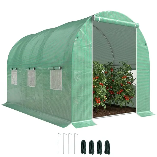 Outsunny Serre de Jardin 6 m²