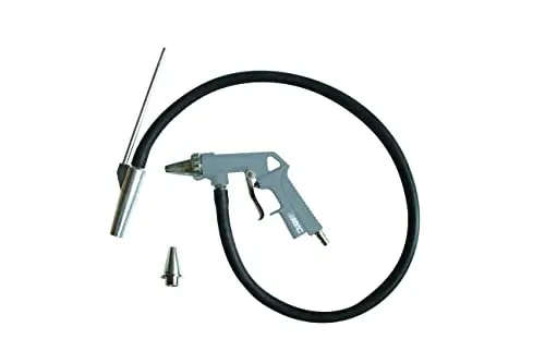 ABAC Pistolet de Sablage G-561H, Pistolet de Sablage Grande Surface, Buse de 6 mm, Tuyau d'Alimentation de 1 M, Pression Max. Pression 8 Bar
