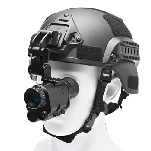 Monoculaire numérique haute résolution à vision nocturne avec enregistrement HD 2560 x 1440 et zoom x4 | 4 modes de couleur pour le camping et la surveillance | Classe énergétique A