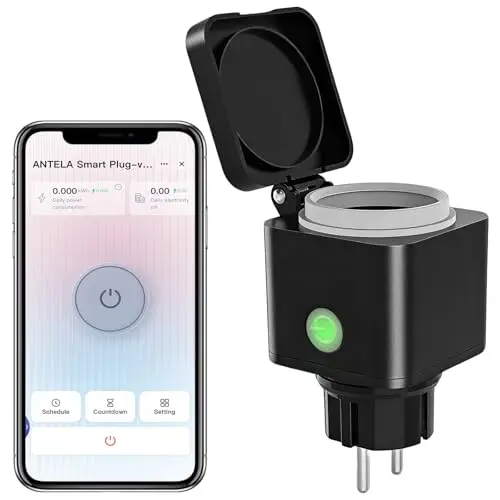 ANTELA Prise Connectée WiFi Extérieure IP54 16A