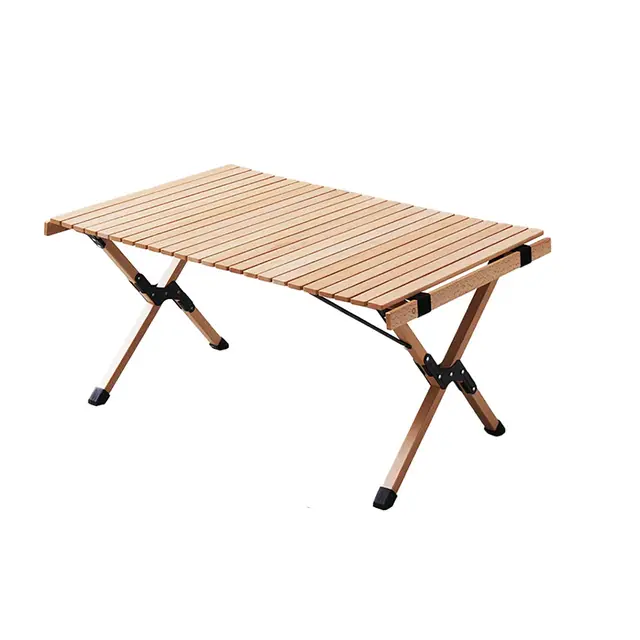 Table a Tapisser Réglable en Hauteur 90x60x45cm, Table de Pique-Nique Pliable, Table de Pique-Nique en Bois Extérieur, Jardin Exterieur avec Sac de Transport, pour Camping, BBQ, Balcon