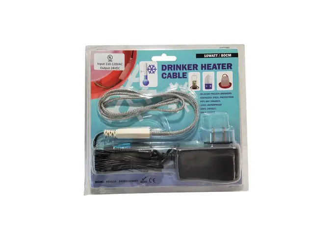 Hemel 5 W Câble Chauffage Chauffe, abreuvoir, câble chauffant, chauffage, incubateur, abreuvoir à oiseaux