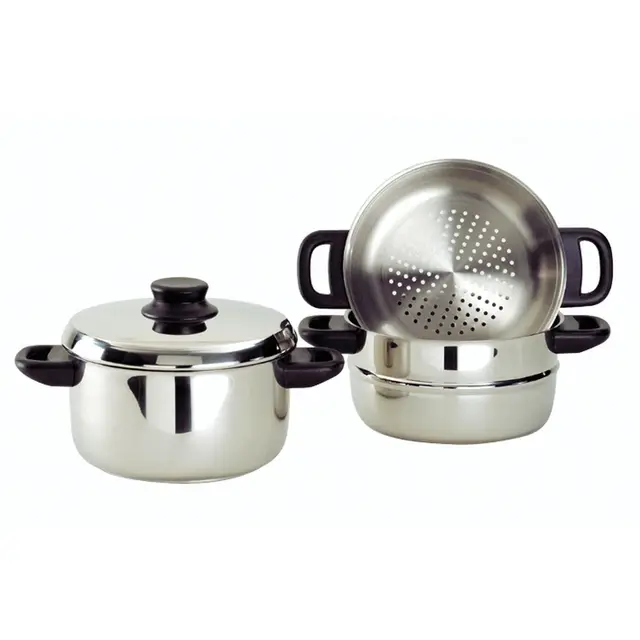Baumalu 20 cm Combiné Vapeur Inox