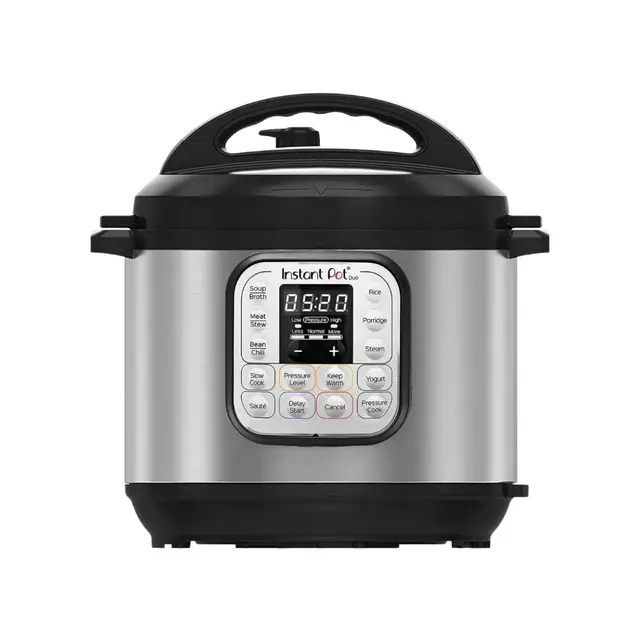 Instant Pot Duo 30 - 7 en 1, Autocuiseur Intelligent - Fonctions , Autocuiseur, Mijoteuse, Cuiseur à Riz, Poêle à Rissoler, Yaourtière, Cuiseur Vapeur et Chauffe-Plat - 3 L, Acier inoxydable