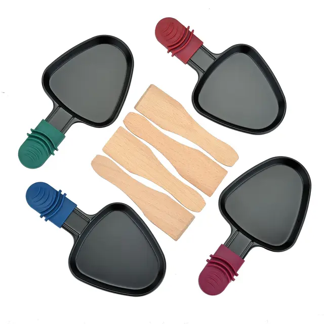 RoDzj Poêlon Raclette Triangulaire Set