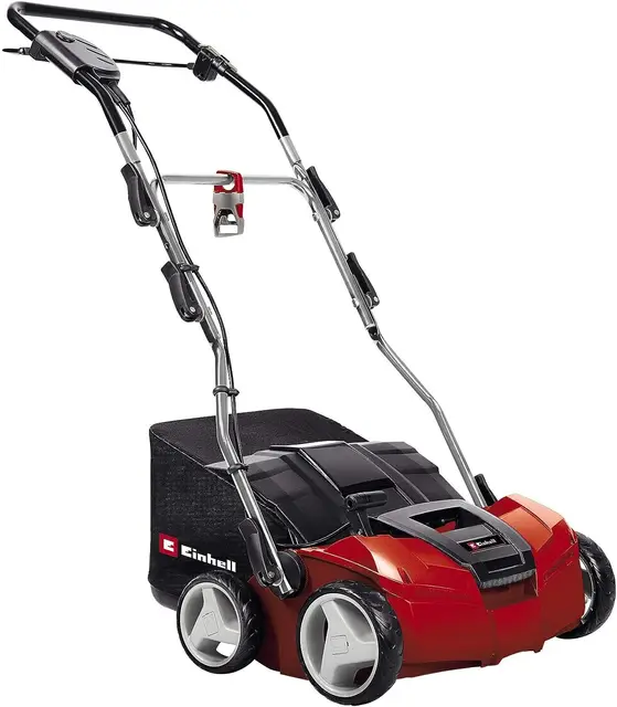 Einhell Scarificateur électrique GE-SA 1435 (1400 W, Largeur de Travail 35 cm, Grand bac de ramassage de 28 l, Surface conseillée 500 m²)