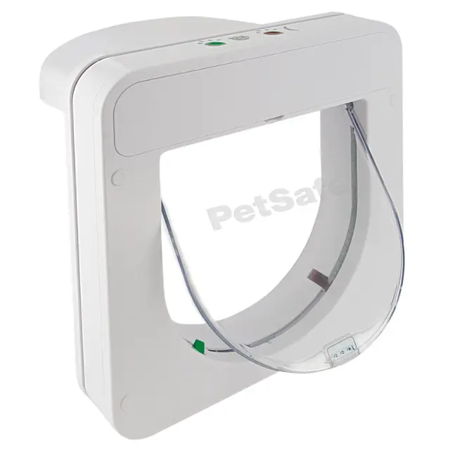 PetSafe Chatière à Puce électronique Petporte, accès Automatique avec Reconnaissance de Puce, clé de Porte Incluse, pour Chats jusqu'à 7 kg