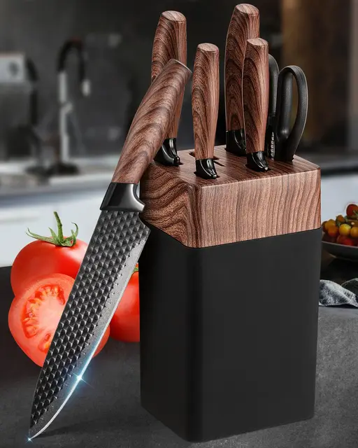 Denkich Set Couteaux Cuisine 7 Pièces