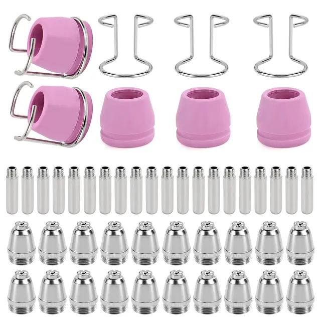 Parkside SG-55 AG-60 WSD-60 Lot de 50 accessoires pour coupe-plasma, buse de découpe plasma, buse et électrode
