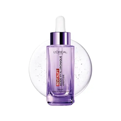 L’Oréal Paris – Sérum Anti-Rides & Anti-Âge – 1.5% Acide Hyaluronique Pur – Soin Visage Hydratant, Repulpant & Lissant – Pour Tous Types de Peaux – Revitalift Filler – 30 ml