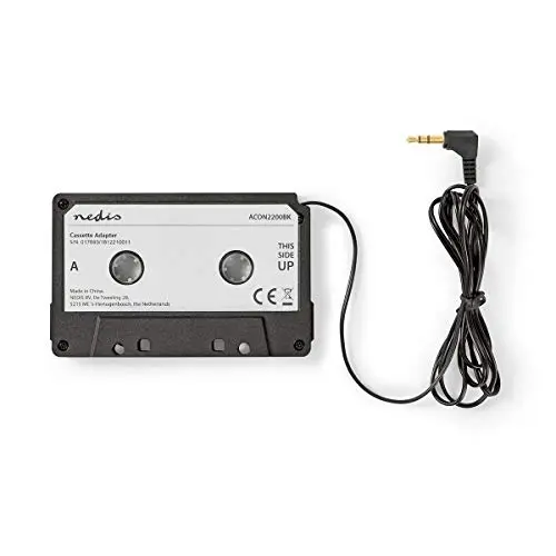 Nedis Adaptateur Cassette | 3,5 mm Mâle | Noir