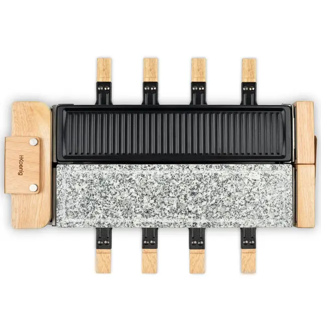 H.Koenig WOD360 Appareil à raclette 8 personnes
