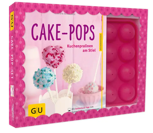 Cake-Pop-Set: Plus Cake-Pop-Backform (für 16 Cake-Pops)