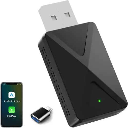 DIEBA Adaptateur CarPlay/Android Auto sans fil
