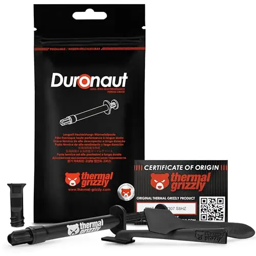 Thermal Grizzly Duronaut Pâte Thermique Haute Performance pour Une conductivité Thermique maximale Lors de l'overclocking CPU/GPU/PS4/PS5/Xbox 2 g