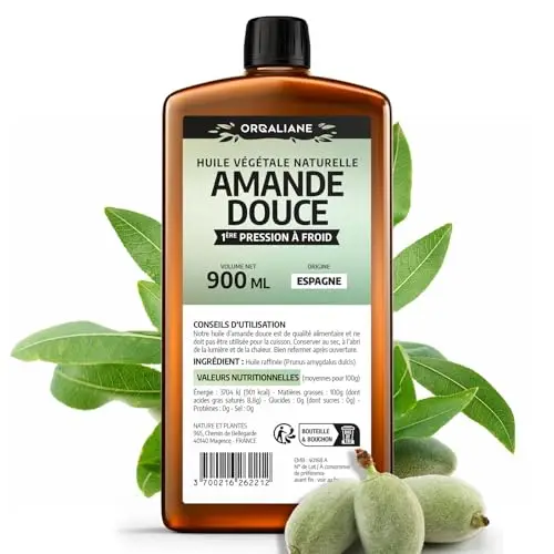 Orgaliane Huile d'Amande Douce 900ml
