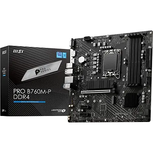 MSI Pro B760M-P DDR4 Carte Mère Micro-ATX