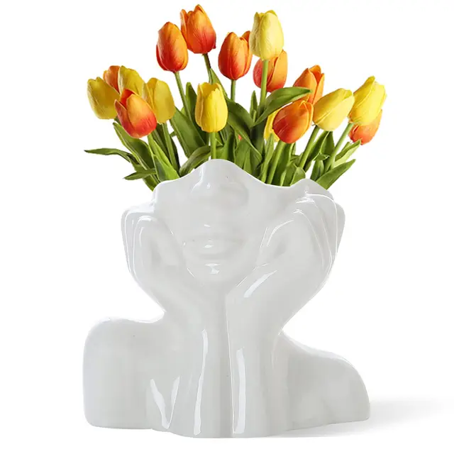 CEMABT Vase décoratif en céramique