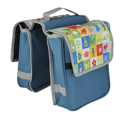fischer Enfant Gepäckträgertasche Sac, bleu, 4 x 28 35 cm, 6 Liter EU