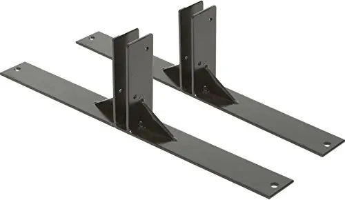 SECURIT - Set de 2 Pieds pour Multiboard - Pour Restaurants, Hôtels, Bars, Cafés - Acier Robuste - Stabilité Supérieure - Installation Facile - Résistant aux Intempéries - Noir