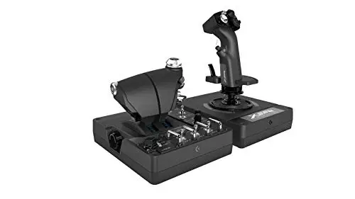 Logitech G X56 H.O.T.A.S Système 3M avec Commande des Gaz RVB et Joystick, 6 DOF, 4 Options de Ressort, +189 Commandes Programmables, RVB, 2x USB - Noir