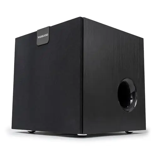 VULKKANO SUB10 Caisson de Basse de 10 Pouces, Fréquence 40Hz-200Hz, Subwoofer Actif