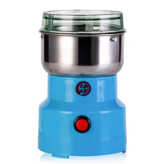 150 W Schleifmaschine, Kleine Lebensmittelmühle Getreidemühle, Multifunktions-Smash-Maschine Kaffeebohnengewürze Elektrische Fräsmaschine