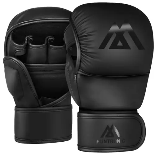 Flintronic Gants MMA Combat Cuir Synthétique