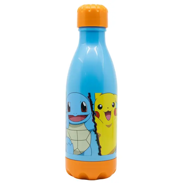 STOR Gourde Réutilisable Pokémon 560ml - Plastique Sans BPA avec Bouchon à Vis - Idéale pour École Sport et Sorties