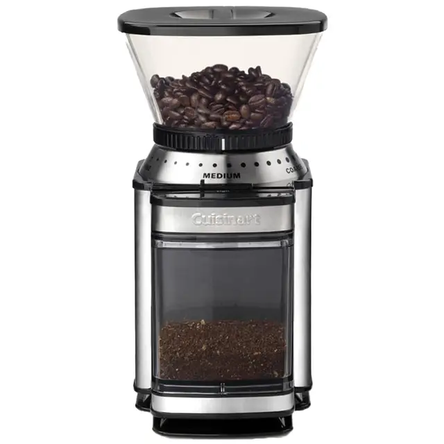 CUISINART Moulin à café pour la maison | 4-18 tasses | 18 réglages de mouture | Différentes intensités d'infusion - espresso, infusion à froid, latte, cappuccino | lavable au lave-vais