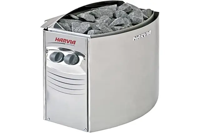 Sauna Poêle Électrique Harvia Vega 8,0 kW avec unité de contrôle encastré BC80, Taille de sauna: 7 - 12 m³ , Tension 400 V 3N ou 240 V 1N