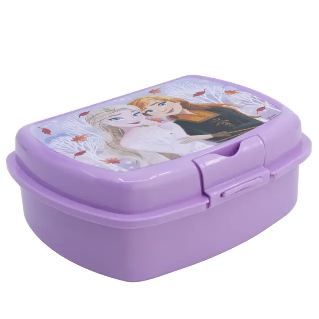 STOR Boîte à Sandwich La Reine Des Neiges Enfant 1686ml - Lunch Box avec Fermeture Sécurité Sans BPA - Boîte Repas Résistante pour École Parc Sorties