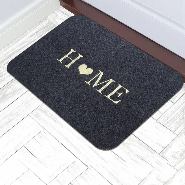 2 Pièces Paillasson, Tapis Intérieur Absorbant,Tapis de Porte d'entrée, Lavable et Antidérapant - 40x60 cm